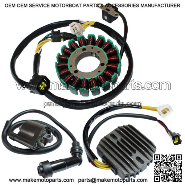 Stator & Rectifier W/Ignition Coil for Kawasaki KLX400R KLX400Sr 2003 2004