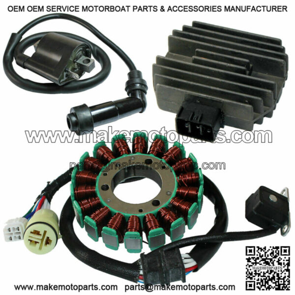 Stator Regulator Rectifier Ignition Coil for Yamaha Big Bear 250 YFM250 2007-09