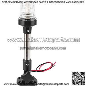 Anchor Light, Foldable LED Navigation Anchor Lights 4000-4500K 360   All Round Lighting for Boat Yacht Boat/Yacht Spare Parts