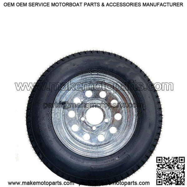 ST175/80D-13" Tire & Galvanized Modular Rim, Load Range C