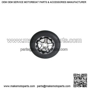 ST205/75R-15" Radial Tire & T08 Alum. Rim w/Black Inlay L.R. C