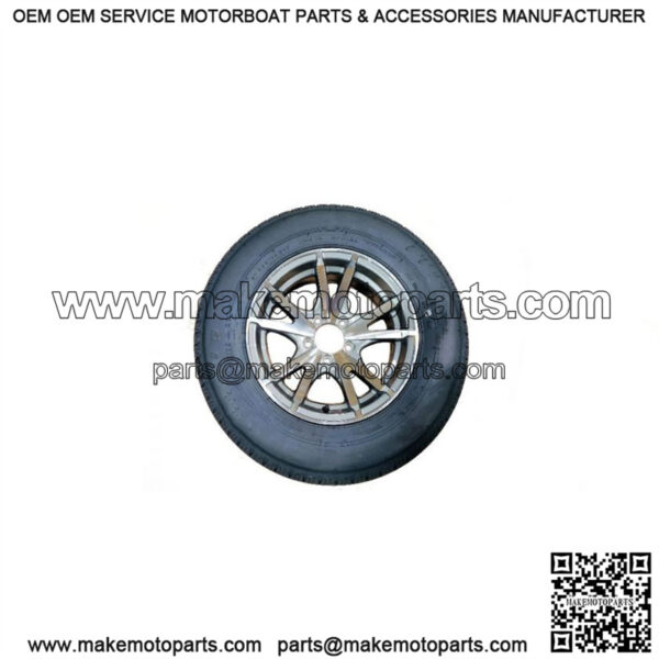 ST225/75R-15" Radial Tire & T07 Alum. Rim w/Gray Inlay L.R. D