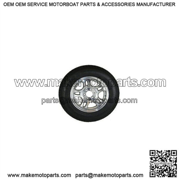 ST235/80R-16" Radial Tire & Alum. Split Spoke Rim (8 Lug)  D