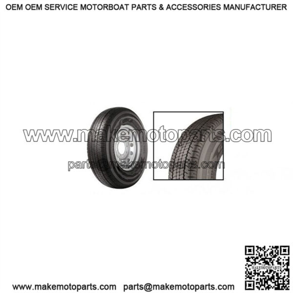 ST215/75R-14" Radial Tire/Silver Mod.Rim L.R. D