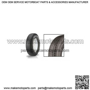 ST225/75R-15" Radial Tire/Ptd. Rim L.R. E