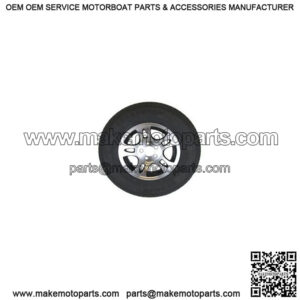 ST175/80R-13" Radial Tire & Black Split Spoke Alum. Rim L.R.C