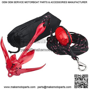 New OEM 3.5 lb (1.6 kg) Folding Anchor With Protective Coating 295100750