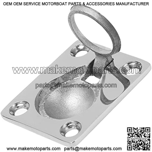 Boat Pull Flush Lift, 316 Stainless Steel Corrosion Resistance Flush Mount Lifting Ring Pull Handle for Boat Boat/Yacht Spare Parts - Image 3