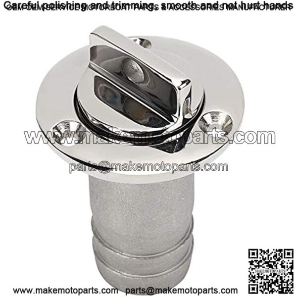 Fafeicy Garboard Drain Plug,316 Stainless Steel Oval Vent Connector Fitting Boats Parts for Boat Yacht Fishing, Hand Tools & Accessories - Image 5