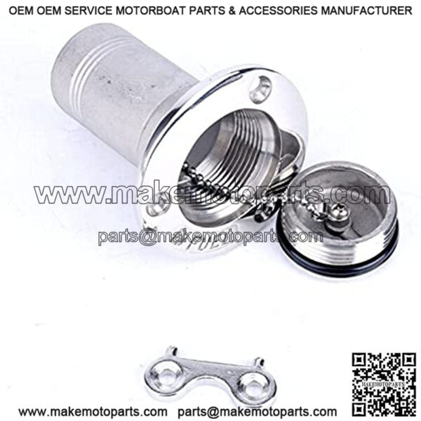 Boat Accessories Hardware Boat Parts Accessories Yacht Deck Fuel Boat Deck Fill/Filler with Key Cap (1.5Inch(38MM)) - Image 5