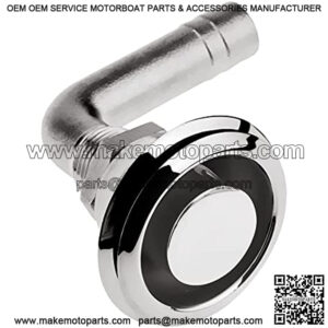 90 Degrees Boat Fuel Tank Vent ,316 Stainless Steel Flush Mount Fuel Gas Tank Vent For 5/8   Hose Caravan Truck Yacht RV
