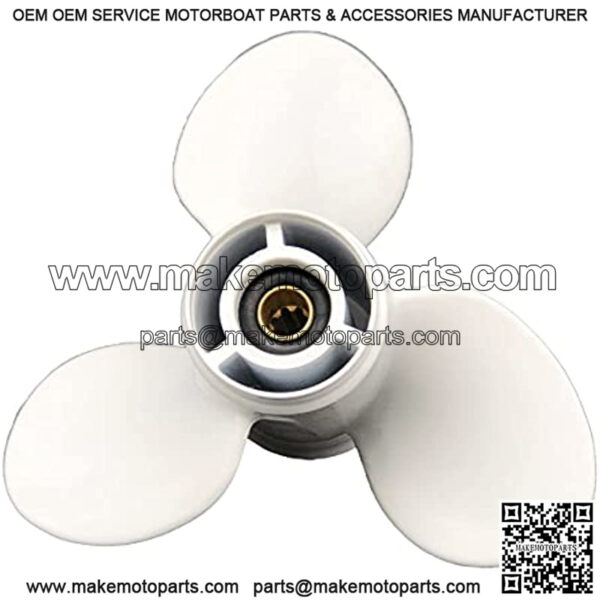 Aluminum Outboard Cupped Propeller Boat Prop 9 1 4x8 9 1 4x9 9 1