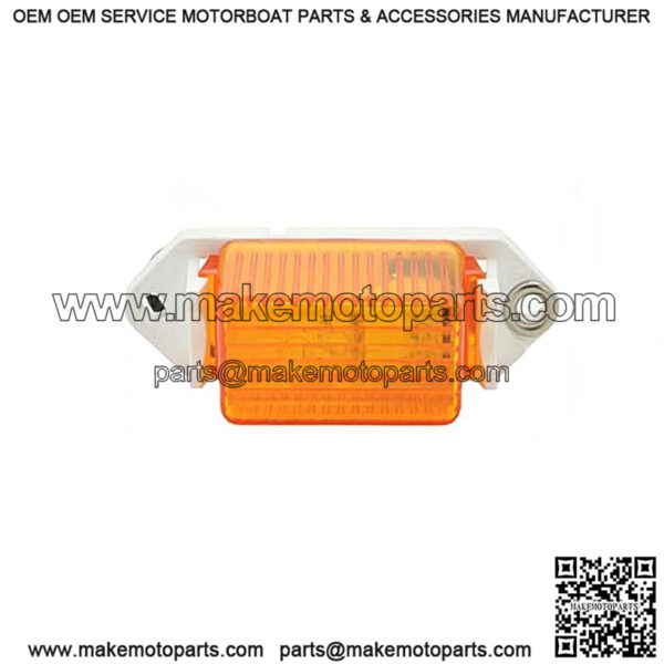 Amber Economy Clearance Light, 3-1/4"