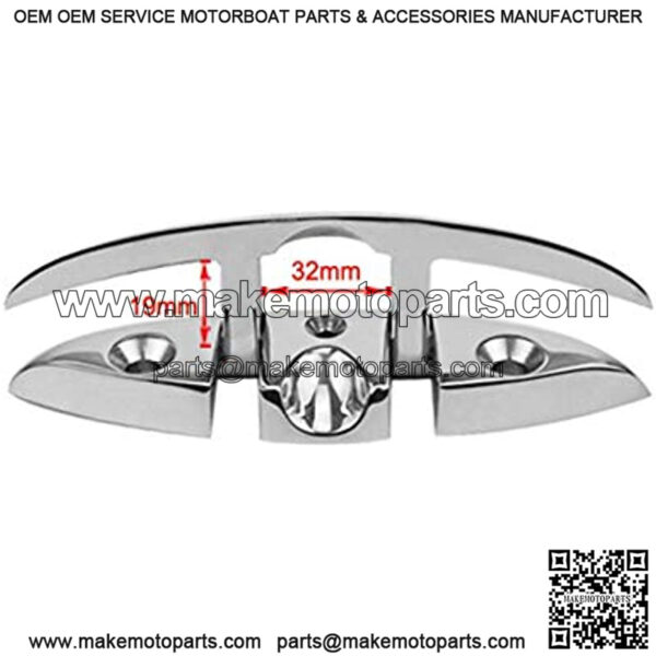 Stainless Steel 316 Folding Cleat 6 inch Lift Bolt Ship Hardware Yacht Parts - Image 2