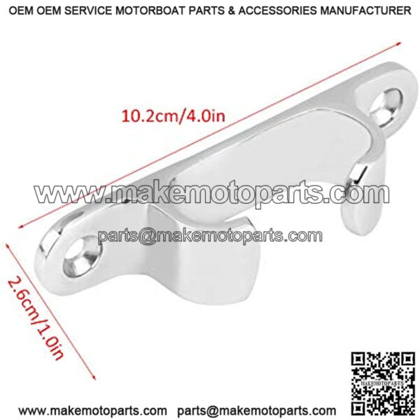 Stainless Steel Fair Lead, 4 Inch Stainless Steel Bow Chock Fair Lead Line Cleat Hardware Spare Parts for Yacht - Image 3
