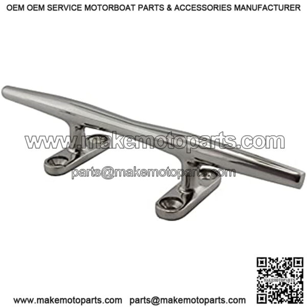 Stainless Steel Hardware 316 Stainless Steel Boats Deck Cleat Hardware 4inch to 12 inch Metal Sail Dock Cleats Boat Yacht Accessories Parts for Boat (Color : 5 inch)