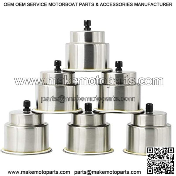 Stainless Steel Boat Cup Drink Holder with Drain,Mounting Gasket and Internal pad for Boat Rv Camper (8 Pack) - Image 4