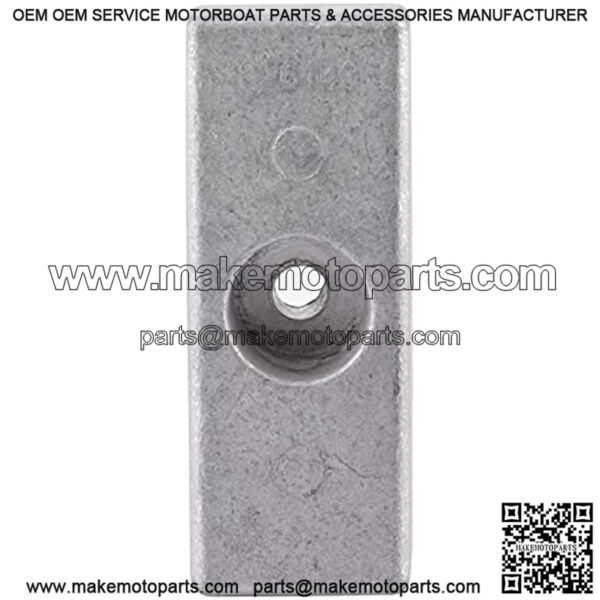Outboard Anode, 30 300 HP Boat Mariner Outboard Aluminum Alloy Anode Plate 826134 826134Q Fit for Force 90/120 HP, MerCruiser Alpha One Gen II Boat/Yacht Spare Parts - Image 2