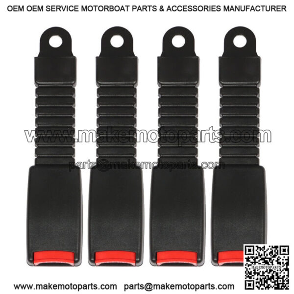 4 Golf Cart Seat Belts and Bracket Kit For E-Z-G-O Yamaha Club Car - Image 3