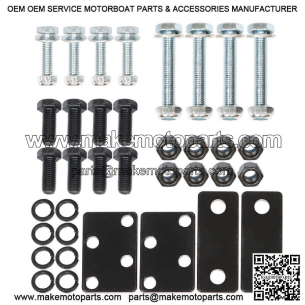 4 Golf Cart Seat Belts and Bracket Kit For E-Z-G-O Yamaha Club Car - Image 5