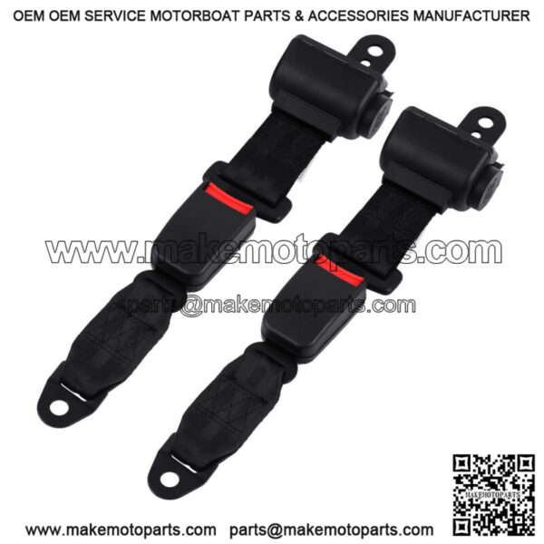4 Pcs Universal Golf Cart Seat Belts Lap For EZGO Yamaha Club Car - Image 4