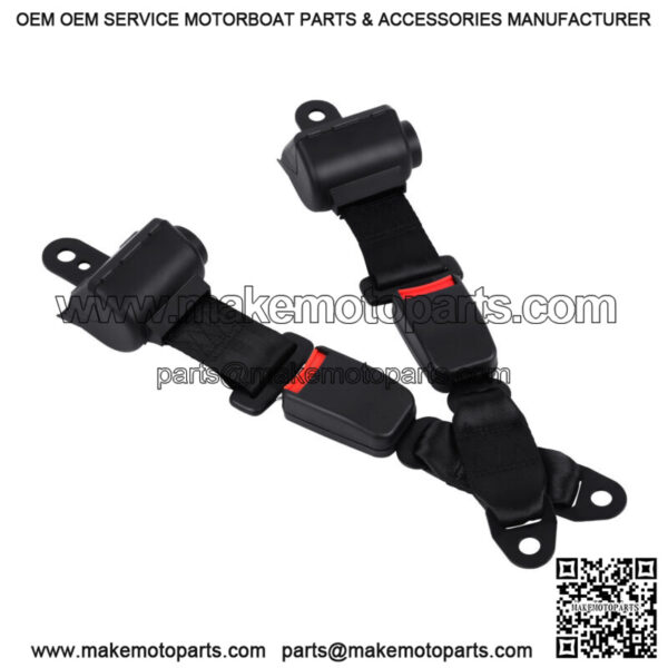 4 Pcs Universal Golf Cart Seat Belts Lap For EZGO Yamaha Club Car - Image 5