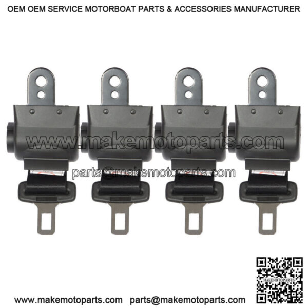 New For EZGO/Yamaha/Golf Club Car 4 passenger Seat Belts & Bracket - Image 4