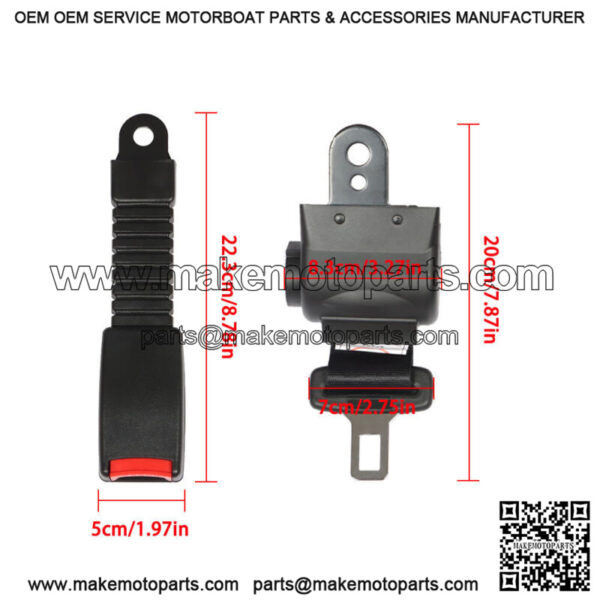 New For EZGO/Yamaha/Golf Club Car 4 passenger Seat Belts & Bracket - Image 5