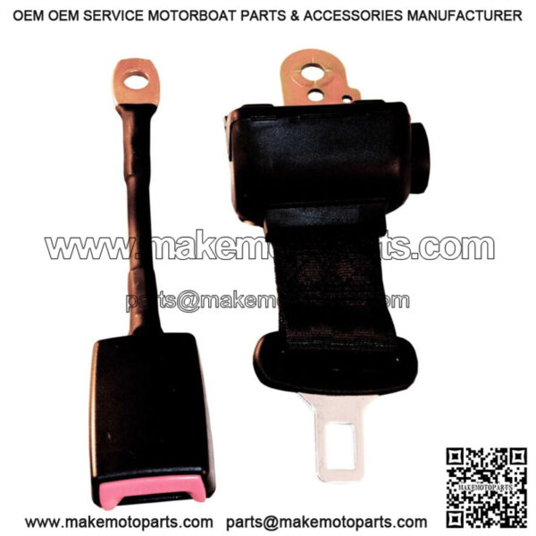 Golf Cart Seat Belt Bracket w/ Two Seat Belts all Carts - Image 2