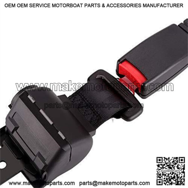 Set of 2 Universal Seat Belts Kit for Golf Cart EZGO Yamaha Club Car, 42 Inch - Image 3