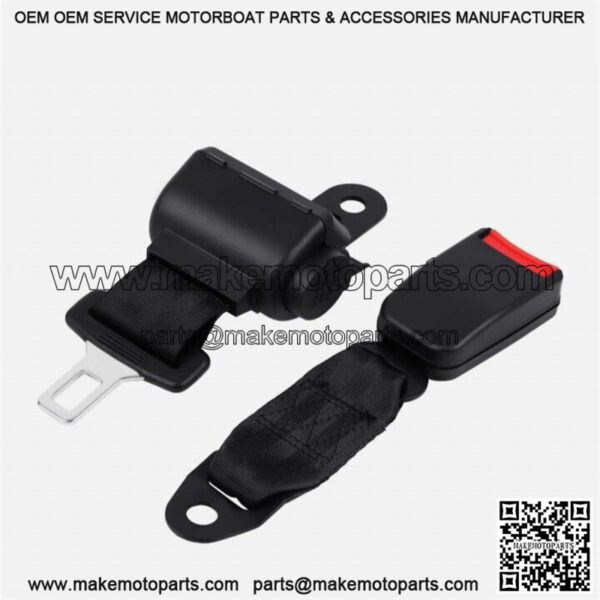 2x Golf Cart Seat Belts 57" Universal Lap Strap EZGO Yamaha Club Car - Image 3