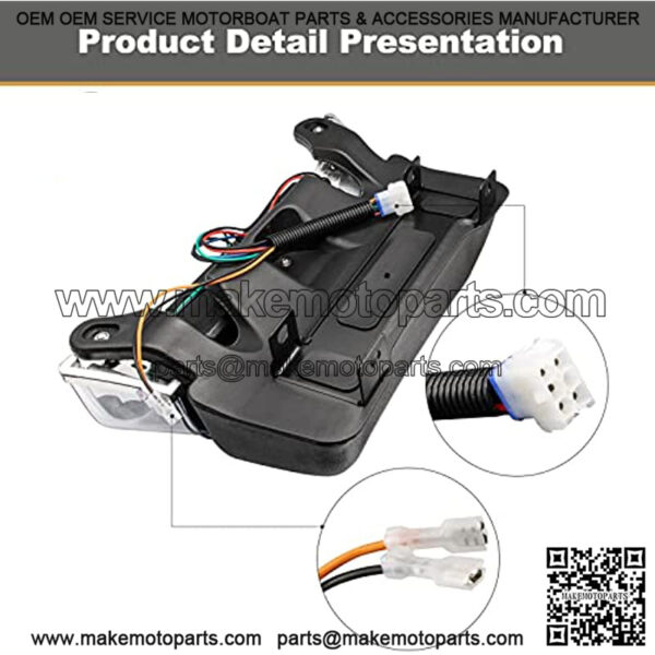 Club Car Precedent Led Head Light with Bumper Electric Replacement or Upgrade for 2004-Up Golf cart - Image 3