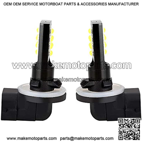 Golf Cart LED Light Headlights Bulb for Club Car DS (1999+) and (2004+) Precedent??Pack of 2 - Image 5