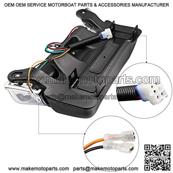 Club Car Precedent Led Headlight with Bumper Electric Replacement or Upgrade for 2004-Up Golf cart - Image 2