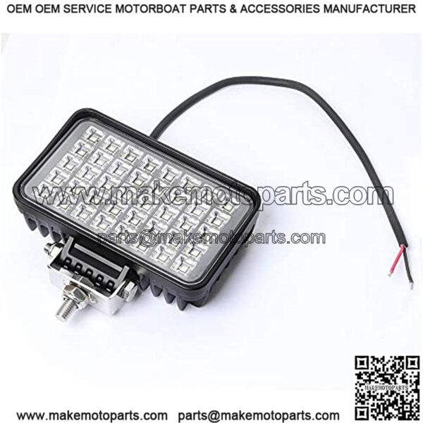 New 6 Inch Led Work Light for Truck, 80W 6800Lumens Flood Light Off Road Light for Jeep Tractor SUV ATV, 12/24V - Image 4