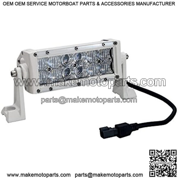 8" White 4D Series 36w LED Light Bar Combo Beam Plug and Play Harness for Marine Boat Fishing Vessel 12v-24v - Image 5