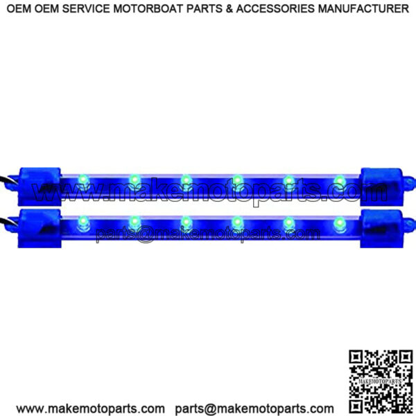 Lighting HIL-M6B 6" Blue LED Light Bar - Pack of 2 - Image 3