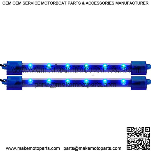 Lighting HIL-M6B 6" Blue LED Light Bar - Pack of 2 - Image 5