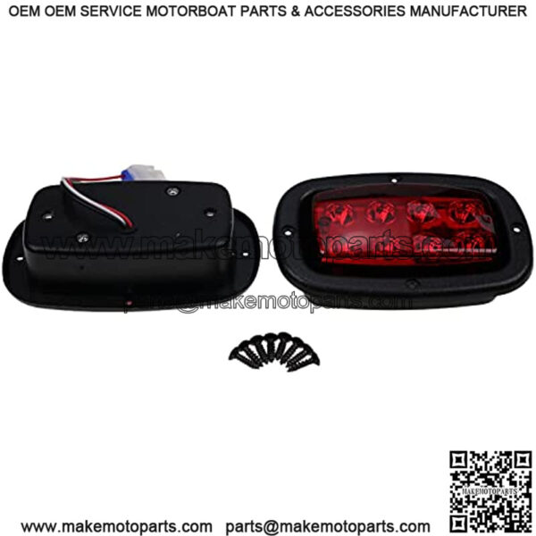 Golf Cart LED Tail Light Kit Compatible with Club Car DS with 2 LED 3 Wire Taillights 1017035 1982-Newer - Image 3