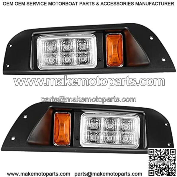 LED Upgrade Golf Cart LED Light Compatible with EZGO TXT 1996 -2013 Gas & Electric Carts12V Street Legal Lights Kit with With LED Head Light Tail LightsTurn Signals Brake Lights - Image 3