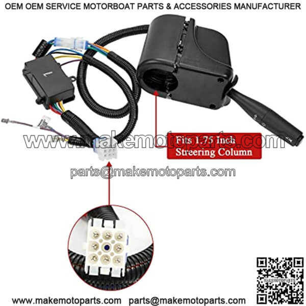 LED Upgrade Golf Cart LED Light Compatible with EZGO TXT 1996 -2013 Gas & Electric Carts12V Street Legal Lights Kit with With LED Head Light Tail LightsTurn Signals Brake Lights - Image 5