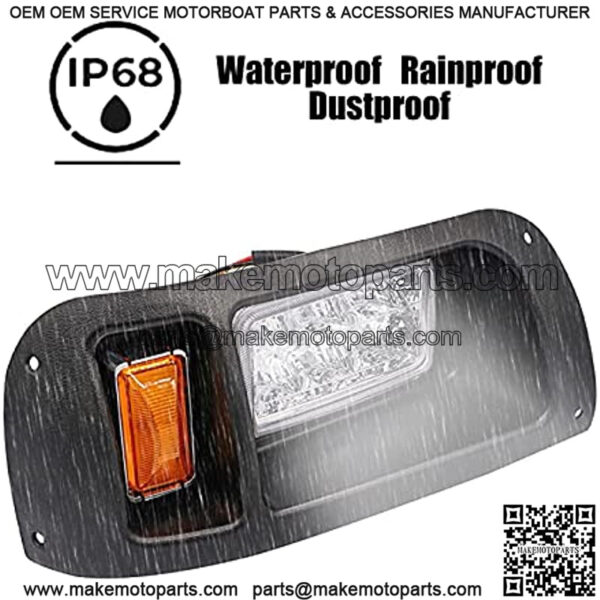 Club Car DS Led Headlight and Tail Light Kit 12 Volt for 1993-up Golf Cart Modified Assembly 101988001 101988002 - Image 2
