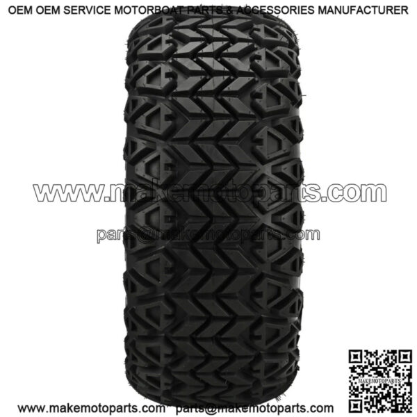 Revenge 20x10-10 Black Trail II 4-Ply DOT All-Terrain Golf Cart Tire