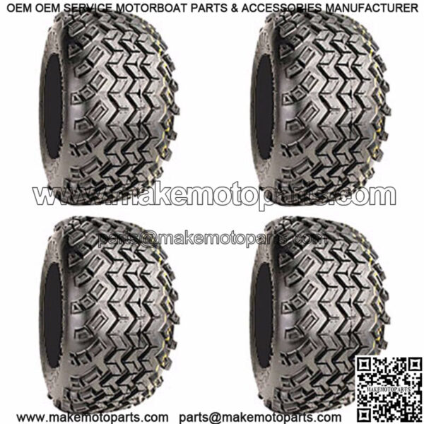 Set 4 Golf Cart Tires 18x9.50-8 4 Ply All Terrain Off Road