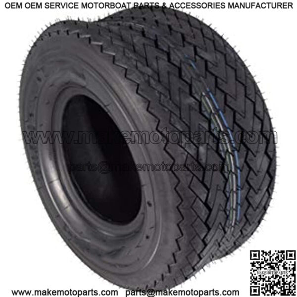 Hole-N-1 Golf Cart Tires Front Rear Set Hole in one Replacement Golf Car Tires with Key Chain 18x8.5x8 (18x8.5-8 4 Pack) - Image 3