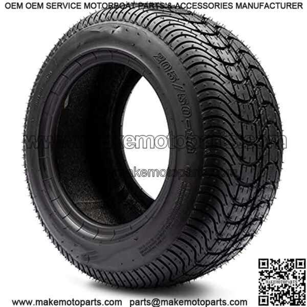 205/50-10 Dot Street Tires for Ezgo, Club Car, Yamaha Golf Carts (205/50-10, Set of 2 Tires) - Image 2