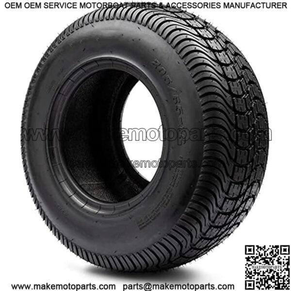 205/65-10 DOT Street Tires for EZGO, Club Car, Yamaha Golf Carts (205/65-10, Set of 4 Tires) - Image 2
