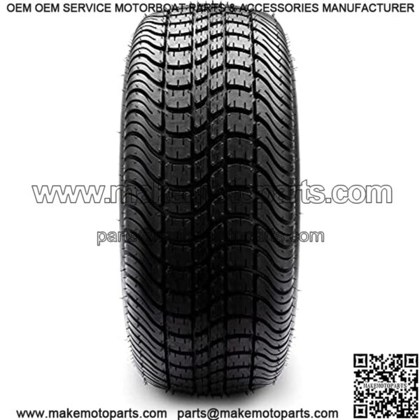 205/65-10 DOT Street Tires for EZGO, Club Car, Yamaha Golf Carts (205/65-10, Set of 4 Tires) - Image 4