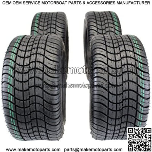 205/50-10 4 Ply (Set of 4) Golf Cart Tires * DOT Rated ATW-016 - Image 2