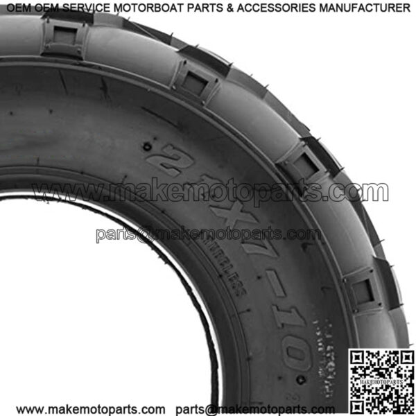 A004 ATV Golf Carts Off-Road Tire 16x7-8, 6 PR, Track & Trail, Tubeless - Image 3